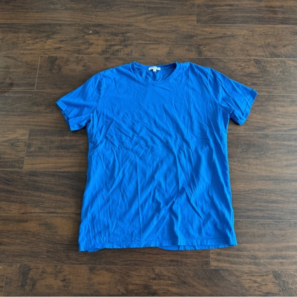 Gustin Blue Short Sleeve T‑Shirt